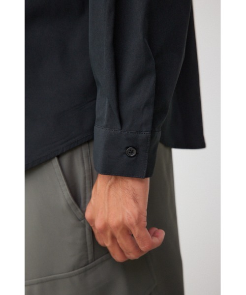 AZUL by moussy（アズールバイマウジー）の「ダブルポケットベーシックシャツ（シャツ/ブラウス・メンズ・ブラック/カーキ/ホワイト・FREE）」の19枚目の写真