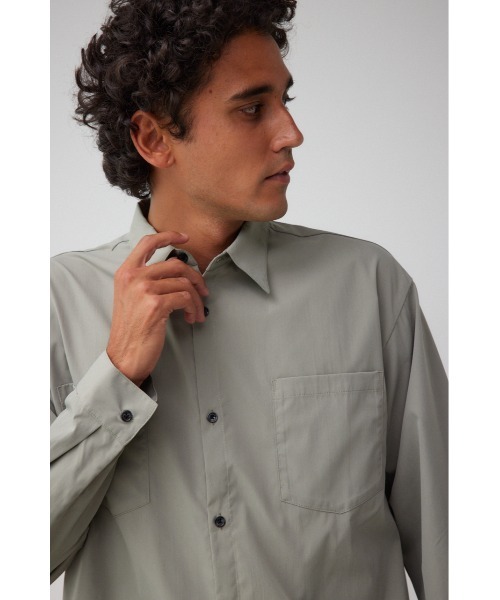 AZUL by moussy（アズールバイマウジー）の「ダブルポケットベーシックシャツ（シャツ/ブラウス・メンズ・ブラック/カーキ/ホワイト・FREE）」の22枚目の写真