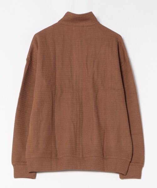 aimoha(アイモハ)の「aimoha men Cozy Ridge Zip Cardigan(カーディガン/ボレロ・メンズ・ブラウン/ワインレッド/オフホワイト/ブラック・MEDIUM/LARGE/X-LARGE/XX-LARGE/XXX-LARGE)」の5枚目の写真