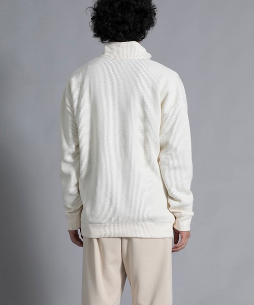 aimoha(アイモハ)の「aimoha men Cozy Ridge Zip Cardigan(カーディガン/ボレロ・メンズ・ブラウン/ワインレッド/オフホワイト/ブラック・MEDIUM/LARGE/X-LARGE/XX-LARGE/XXX-LARGE)」の13枚目の写真