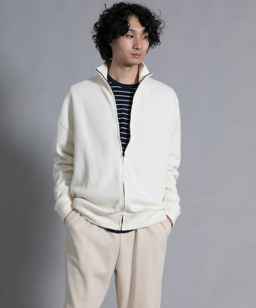 aimoha(アイモハ)の「aimoha men Cozy Ridge Zip Cardigan(カーディガン/ボレロ・メンズ・ブラウン/ワインレッド/オフホワイト/ブラック・MEDIUM/LARGE/X-LARGE/XX-LARGE/XXX-LARGE)」の14枚目の写真