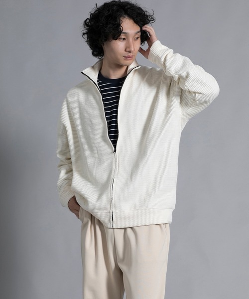 aimoha(アイモハ)の「aimoha men Cozy Ridge Zip Cardigan(カーディガン/ボレロ・メンズ・ブラウン/ワインレッド/オフホワイト/ブラック・MEDIUM/LARGE/X-LARGE/XX-LARGE/XXX-LARGE)」の15枚目の写真