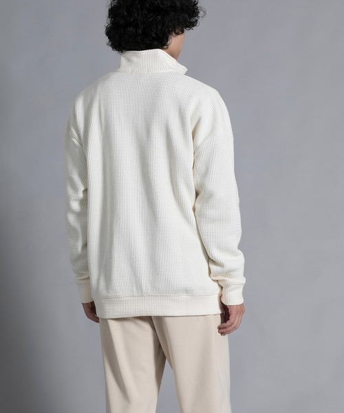 aimoha(アイモハ)の「aimoha men Cozy Ridge Zip Cardigan(カーディガン/ボレロ・メンズ・ブラウン/ワインレッド/オフホワイト/ブラック・MEDIUM/LARGE/X-LARGE/XX-LARGE/XXX-LARGE)」の16枚目の写真