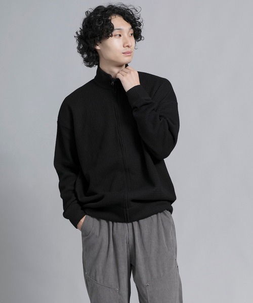 aimoha(アイモハ)の「aimoha men Cozy Ridge Zip Cardigan(カーディガン/ボレロ・メンズ・ブラウン/ワインレッド/オフホワイト/ブラック・MEDIUM/LARGE/X-LARGE/XX-LARGE/XXX-LARGE)」の18枚目の写真