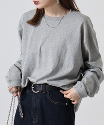 CROSS & STITCH 6.2オンス オープンエンド マックスウェイトロングスリーブTシャツ(リブ有り)/長袖Tシャツ