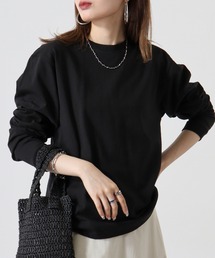 CROSS & STITCH 6.2オンス オープンエンド マックスウェイトロングスリーブTシャツ(リブ有り)/長袖Tシャツ