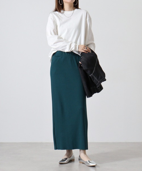 CROSS & STITCH（クロスステッチ）の「CROSS & STITCH 6.2ｵﾝｽ　オープンエンド マックスウェイトロングスリーブTシャツ（リブ有り）/長袖Ｔシャツ（Tシャツ/カットソー・メンズ・ナチュラル/ホワイト/スミクロ/ネイビー/ブルー/ダークグリーン/ストーン/ブラック/グレー/アッシュ・XXL/L/M/XXXL/XL/S）」の12枚目の写真