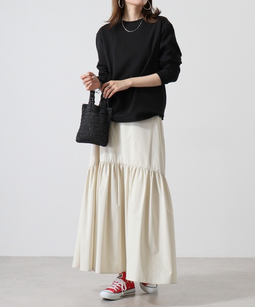 CROSS & STITCH（クロスステッチ）の「CROSS & STITCH 6.2ｵﾝｽ　オープンエンド マックスウェイトロングスリーブTシャツ（リブ有り）/長袖Ｔシャツ（Tシャツ/カットソー・メンズ・ナチュラル/ホワイト/スミクロ/ネイビー/ブルー/ダークグリーン/ストーン/ブラック/グレー/アッシュ・XXL/L/M/XXXL/XL/S）」の18枚目の写真