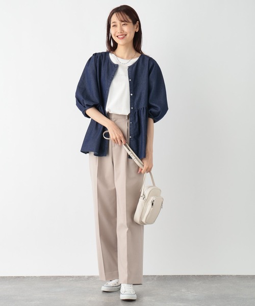 ペプラムシャツ(シャツ/ブラウス)｜トップス│styling