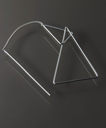 【YArKA/ヤーカ】narrow stick 2 triangle earing(pierce)[pcps] / 細棒2三角ピアス