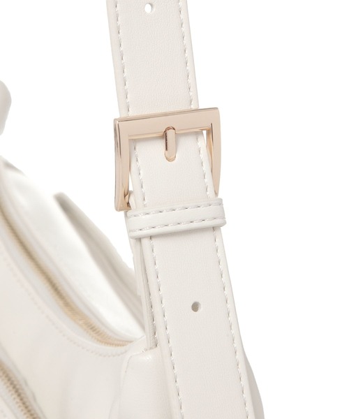 BAYFLOW（ベイフロー）の「[斜めがけもできる]ポケット2WAYバッグ（ハンドバッグ・レディース・ブラック/オフホワイト・FREE）」の16枚目の写真