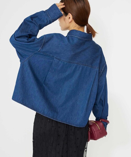 デニム ショートシャツ（シャツ/ブラウス）｜IENA（イエナ）の