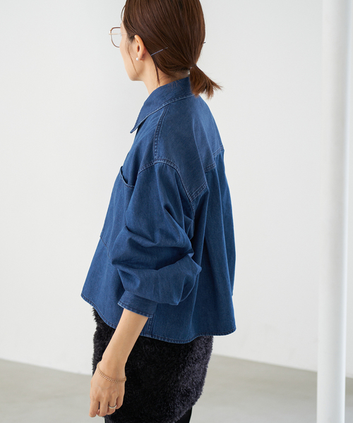 デニム ショートシャツ（シャツ/ブラウス）｜IENA（イエナ）の