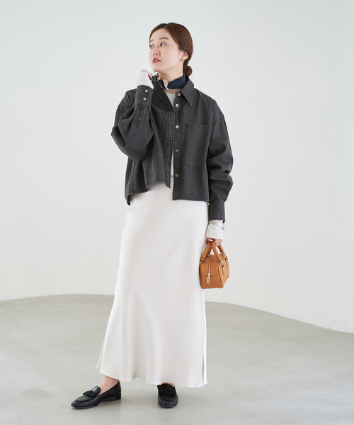 デニム ショートシャツ（シャツ/ブラウス）｜IENA（イエナ）の