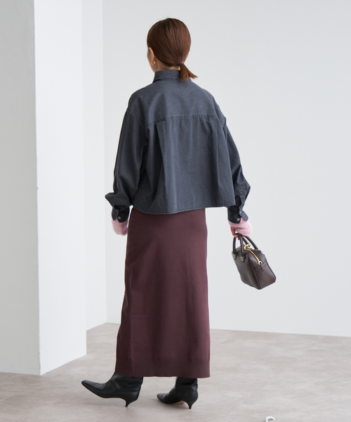 デニム ショートシャツ（シャツ/ブラウス）｜IENA（イエナ）の