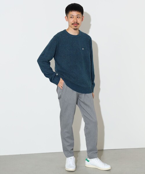 コーヒー刺繍 クルーネック ニット（ニット/セーター）｜BEAMS HEART（ビームスハート）