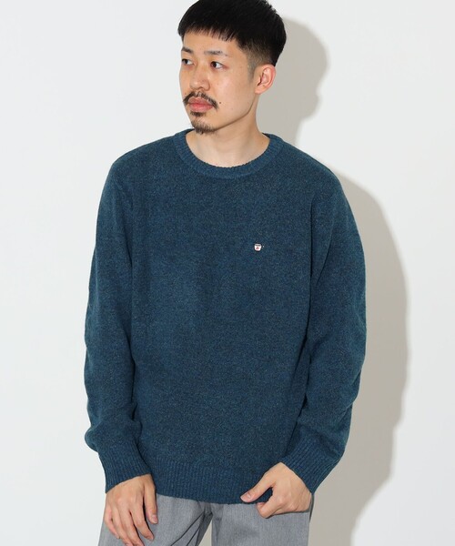 コーヒー刺繍 クルーネック ニット（ニット/セーター）｜BEAMS HEART（ビームスハート）