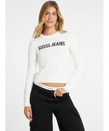 GUESS JEANS Ls Cn Guess J Intarsia Sweater ニット セーター