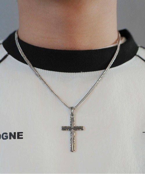シルバーチェーンネックレス/クロス（ネックレス）｜SPINNS