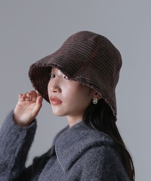 ガンクラブチェックチューリップハット