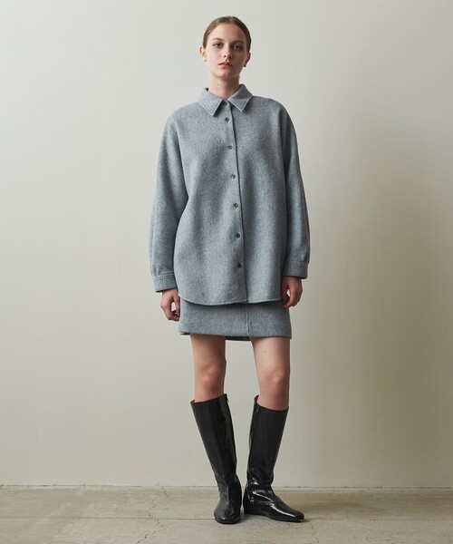 Moi-meme-Moitie スカート ドット はしごレース