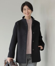 ショートビーバー ボトルネック コート