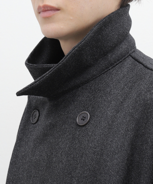 GABRIELA COLL GARMENTS 別注 ヘリンボーンコート セール】GABRIELA COLL GARMENTS 別注 HERRINGBONE HEAVY WOOL