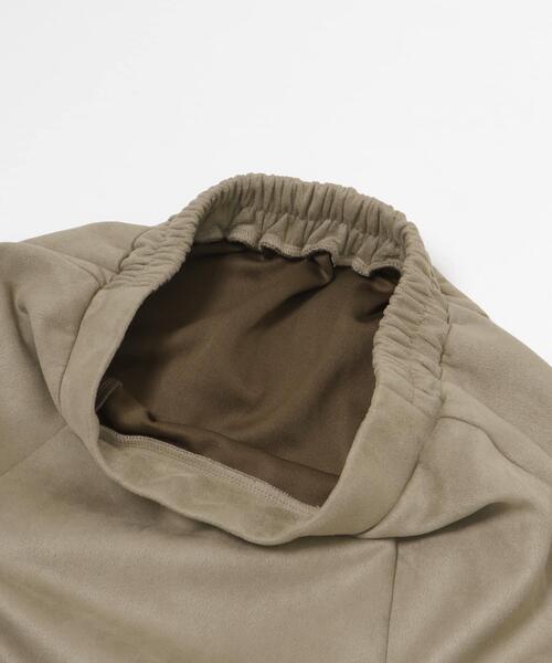 ITEMS URBANRESEARCH（アイテムズ アーバンリサーチ）の「フェイクスエードタックフレアスカート（スカート・レディース・モカ/チャコールグレー/ライトベージュ・FREE）」の21枚目の写真