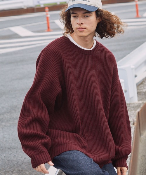 BARK MANHATTAN（バークマンハッタン）の「アンチピリング畦編みビッグ