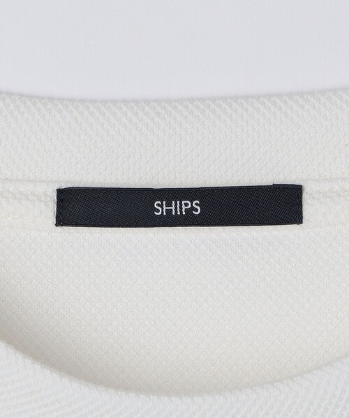 SHIPS(シップス)の「【WEB限定】SHIPS:〈抗菌・防臭〉ワンポイント ロゴ バーズアイ クルーネック 長袖 Tシャツ(Tシャツ/カットソー・メンズ・ブラック/ホワイト/ライトグレー/ダークグレー/ネイビー・SMALL/MEDIUM/LARGE/X-LARGE)」の19枚目の写真