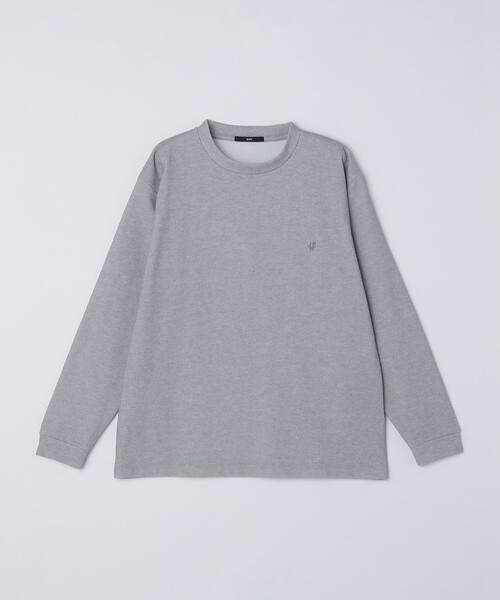 SHIPS(シップス)の「【WEB限定】SHIPS:〈抗菌・防臭〉ワンポイント ロゴ バーズアイ クルーネック 長袖 Tシャツ(Tシャツ/カットソー・メンズ・ブラック/ホワイト/ライトグレー/ダークグレー/ネイビー・SMALL/MEDIUM/LARGE/X-LARGE)」の21枚目の写真