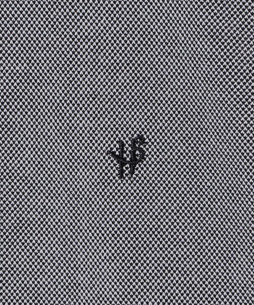 SHIPS（シップス）の「【WEB限定】SHIPS:〈抗菌・防臭〉ワンポイント ロゴ バーズアイ クルーネック 長袖 Tシャツ（Tシャツ/カットソー・メンズ・ブラック/ホワイト/ライトグレー/ダークグレー/ネイビー・SMALL/MEDIUM/LARGE/X-LARGE）」の8枚目の写真