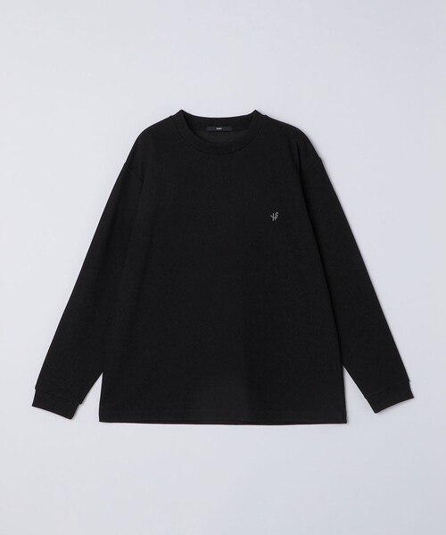 【WEB限定】SHIPS:〈抗菌・防臭〉ワンポイント ロゴ バーズアイ クルーネック 長袖 Tシャツ WEB限定】SHIPS:〈抗菌・防臭〉ワンポイント ロゴ バーズアイ