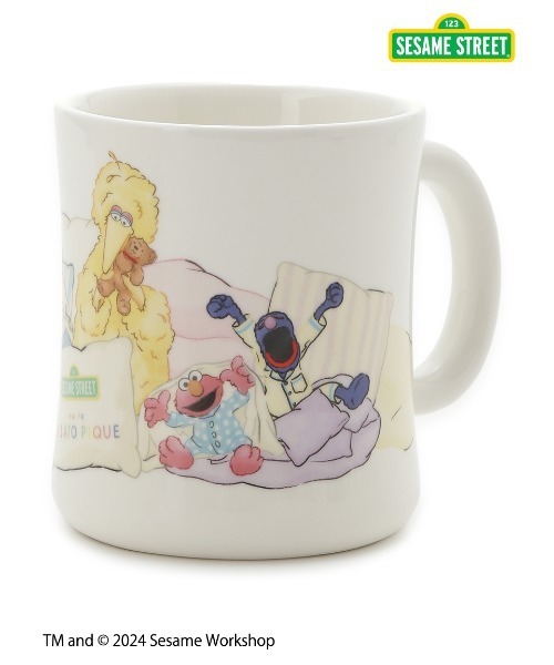 gelato pique(ジェラートピケ)の「【SESAME STREET】マグカップ(グラス/マグカップ/タンブラー・レディース・オフホワイト・FREE)」の2枚目の写真