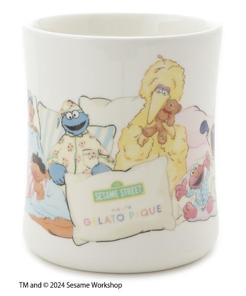gelato pique(ジェラートピケ)の「【SESAME STREET】マグカップ(グラス/マグカップ/タンブラー・レディース・オフホワイト・FREE)」の4枚目の写真