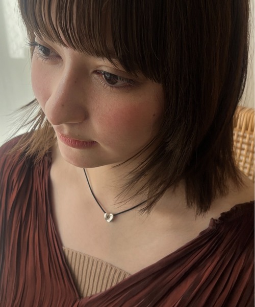 ciite'（シーテ）の「変形ハートメタルコードチョーカー（チョーカー・レディース・シルバー/ゴールド・FREE）」の4枚目の写真