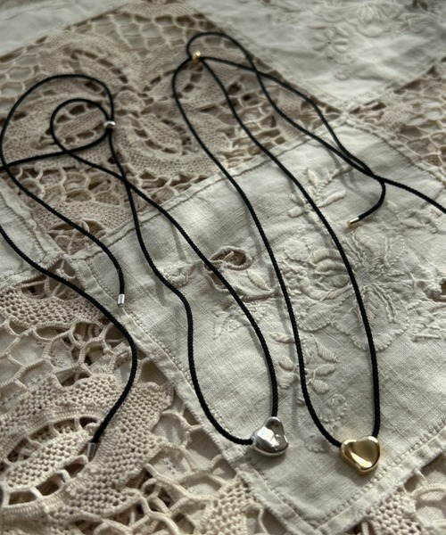 ciite'（シーテ）の「変形ハートメタルコードチョーカー（チョーカー・レディース・シルバー/ゴールド・FREE）」の8枚目の写真