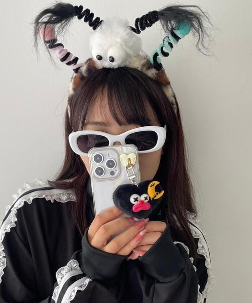 WEGO(ウィゴー)の「WEGO/ミニハートピエロモンスターぬいぐるみキーホルダー(キーホルダー・レディース・ピンク/ホワイト/グリーン系その他/オレンジ/パープル/ブラック・FREE)」の14枚目の写真
