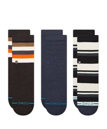 STANCE（スタンス）の「STANCE/スタンス キッズ 靴下 ソックス MALIBOO KIDS 3P K556C24MAL#BLK（ソックス/靴下・キッズ）」