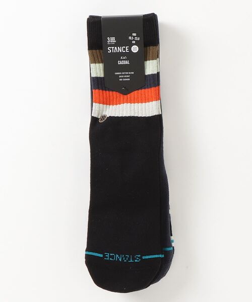 STANCE（スタンス）の「STANCE/スタンス キッズ 靴下 ソックス MALIBOO KIDS 3P K556C24MAL#BLK（ソックス/靴下・キッズ・マルチ・M/L）」の3枚目の写真