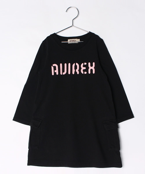 AVIREX（アヴィレックス）の「avirex/アヴィレックス/　Kids CARGO ONE PIECE（ワンピース・キッズ・ブラック/オリーブ/バーガンディー・LARGE/SMALL/MEDIUM）」の2枚目の写真