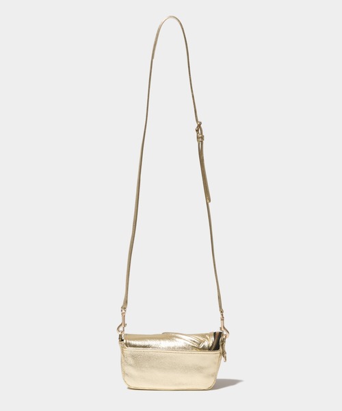 セール】riders flap purse gold（ショルダーバッグ