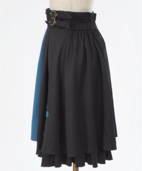 axes femme POETIQUE(アクシーズファムポエティック)の「メディカルデザインスカート(スカート・レディース・ワイン/ブラック/グレー・MEDIUM)」の4枚目の写真