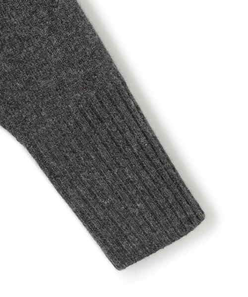【洗える】カシミヤブレンド ハイネック ラメニット 洗える】カシミヤブレンド ハイネック ラメニット / UNFILO
