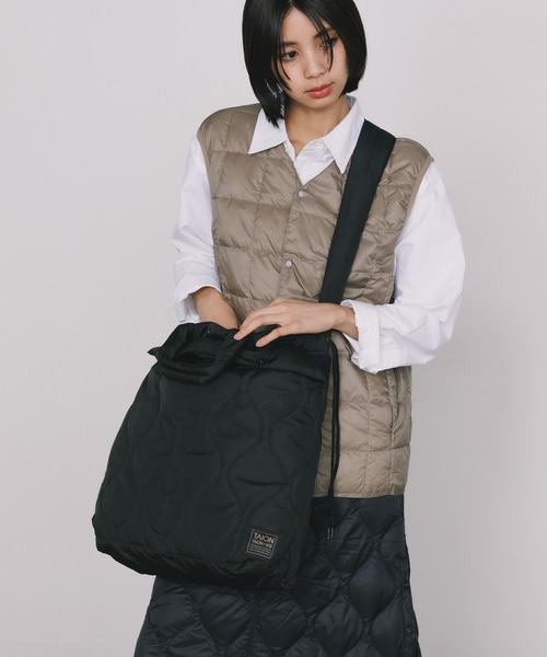 TAION（タイオン）の「TAION/タイオン MILITARY DOWN HELMET SHOULDER BAG ヘルメットバッグ（ショルダーバッグ・メンズ・ダークネイビー/ブラック/オリーブ/ダークカーキ/ダークオリーブ・ONE SIZE）」の2枚目の写真