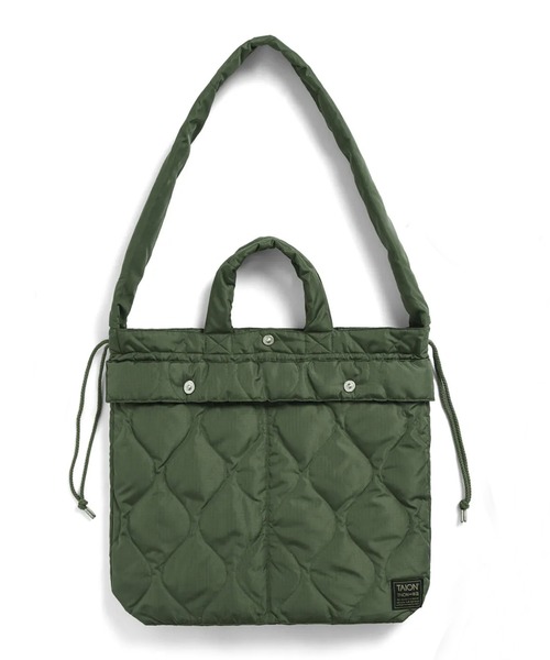 TAION（タイオン）の「TAION/タイオン MILITARY DOWN HELMET SHOULDER BAG ヘルメットバッグ（ショルダーバッグ・メンズ・ダークネイビー/ブラック/オリーブ/ダークカーキ/ダークオリーブ・ONE SIZE）」の9枚目の写真