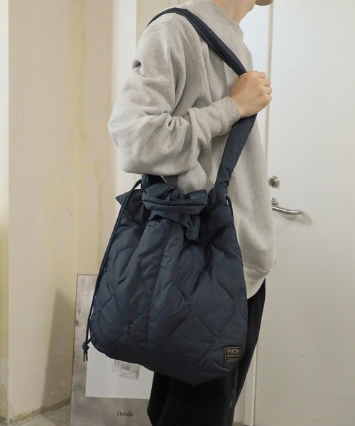 TAION（タイオン）の「TAION/タイオン MILITARY DOWN HELMET SHOULDER BAG ヘルメットバッグ（ショルダーバッグ・メンズ・ダークネイビー/ブラック/オリーブ/ダークカーキ/ダークオリーブ・ONE SIZE）」の12枚目の写真