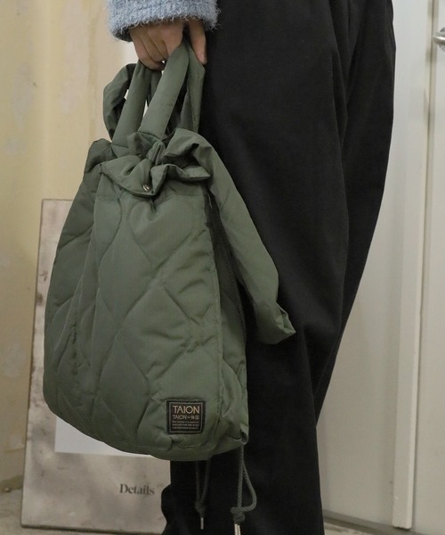 TAION（タイオン）の「TAION/タイオン MILITARY DOWN HELMET SHOULDER BAG ヘルメットバッグ（ショルダーバッグ・メンズ・ダークネイビー/ブラック/オリーブ/ダークカーキ/ダークオリーブ・ONE SIZE）」の10枚目の写真