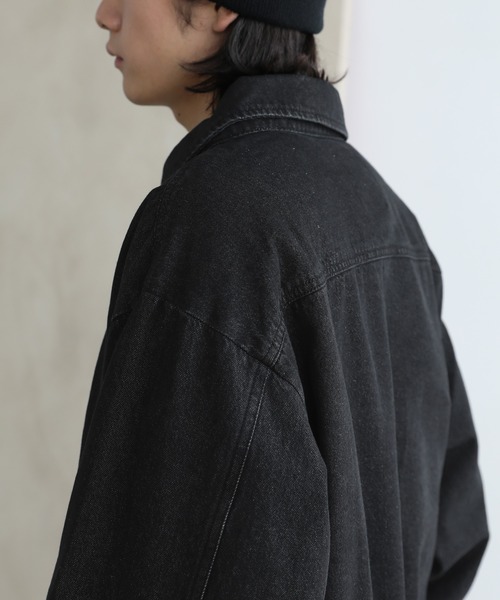 【セール】U.S. POLO ASSN.別注 ビッグシルエットショートブルゾン デニム/PU合皮（ブルゾン）｜U.S. POLO ASSN.（ユーエスポロアッスン）