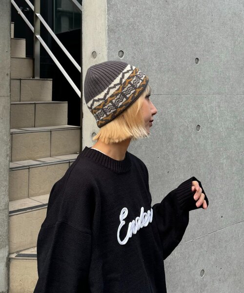 Columbia（コロンビア）の「コロンビアヒートビーニー（ハット・レディース・チャコールグレー/アイボリー・ONE SIZE）」の13枚目の写真